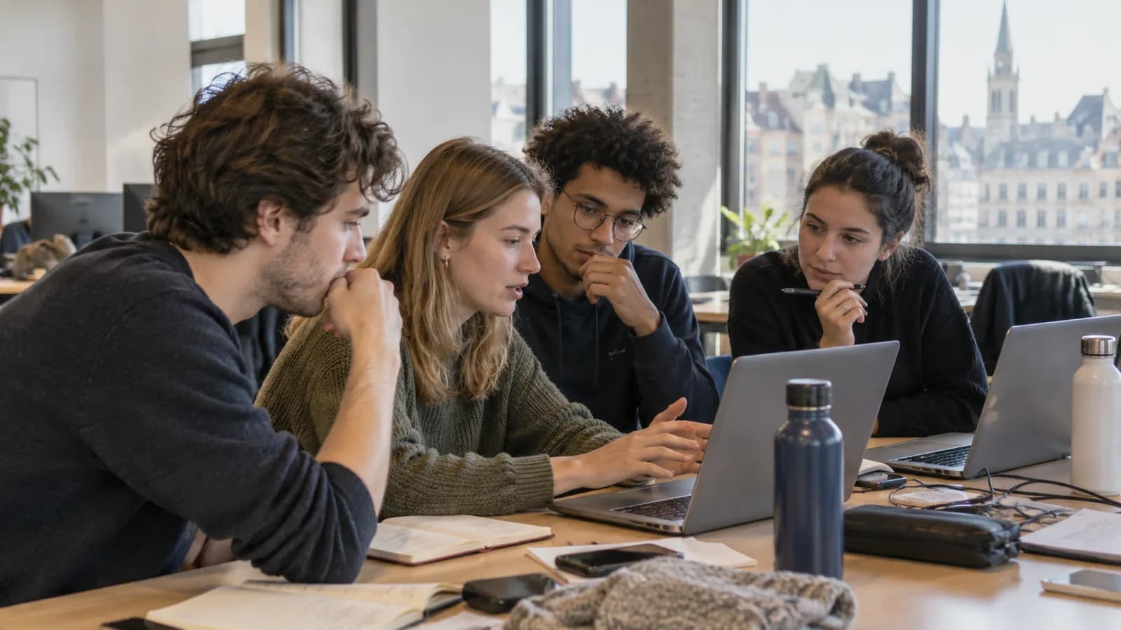 Illustration fictive : Hackathon ESI — des idées au code